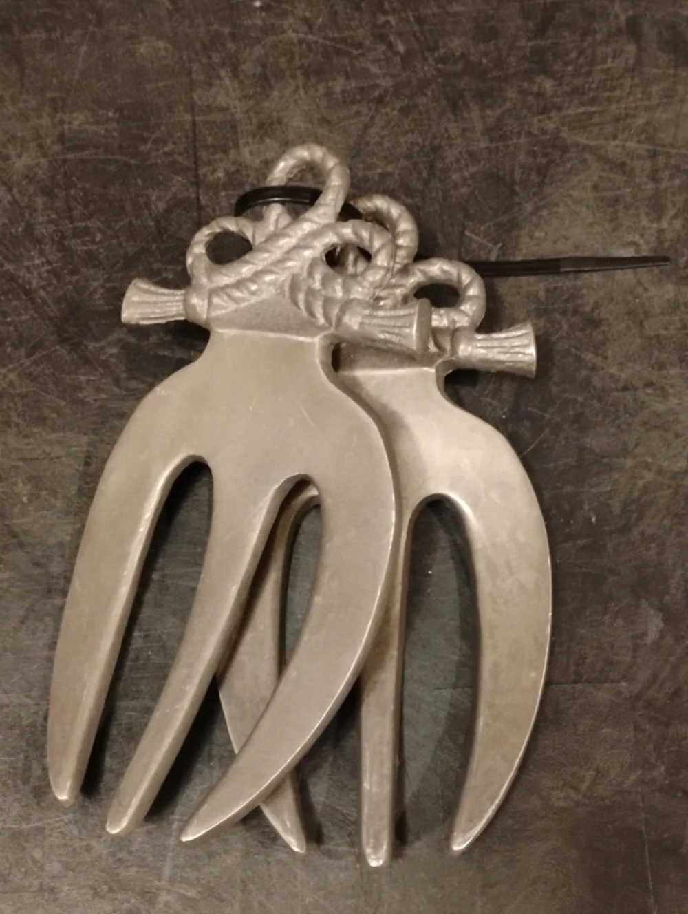 Pewter Salad Fork Set
